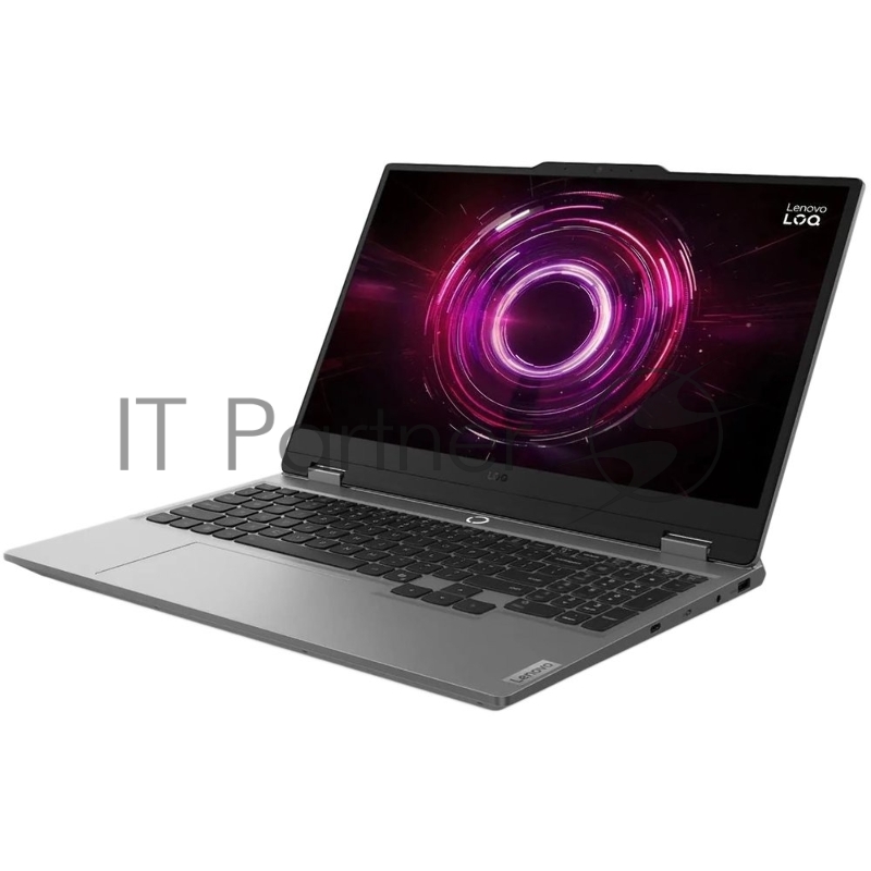 Ноутбук Lenovo LOQ 15AHP10 AMD Ryzen 7 250/16Gb/SSD512Gb/RTX5060 8Gb (100W)/15.6/IPS/FHD/1920x1080/ (SL English)/Luna Grey/2.4kg (83JG007PUS)