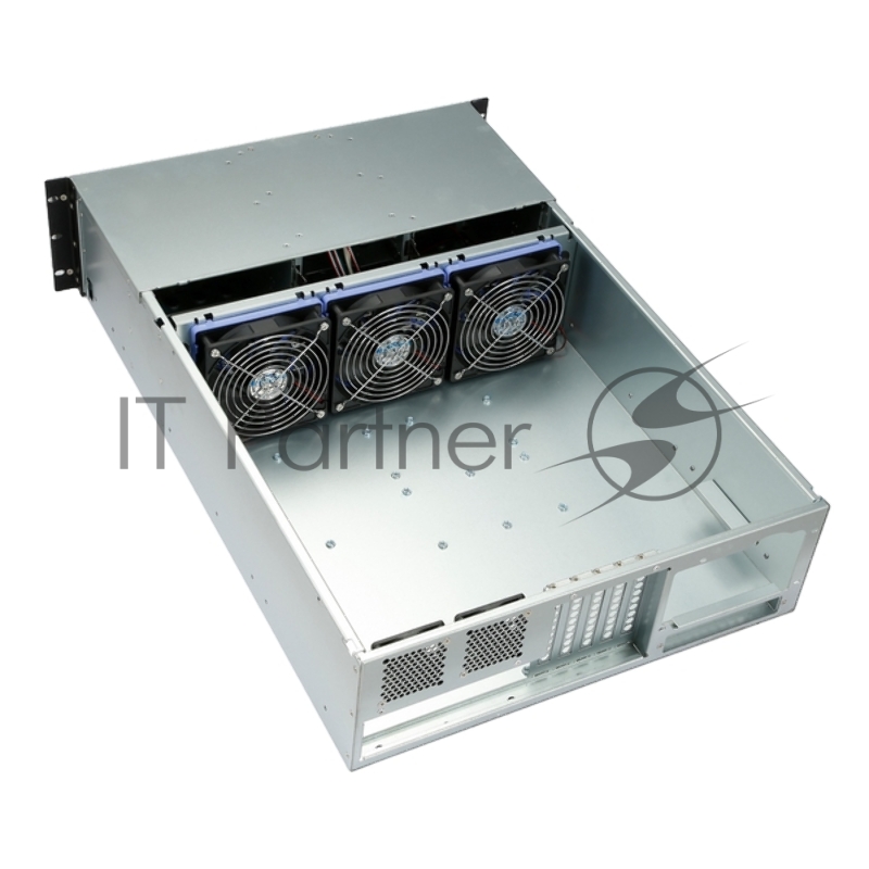 Серверный корпус YCC YRM-36514A0, 3U, E-ATX, w/o PSU, int. 10x3,5 + 4x3,5/2,5 HDD bays, 2x120mm front fans, 3x120mm middle fans, 2x60mm rear fans, 2xUSB 2.0, 5xFH PCIe vertical slots, 1xFHFL PCIe horizontal slot, depth 650mm, support ATX PSU, no rail