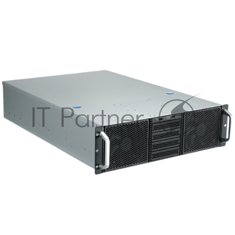 Серверный корпус YCC YRM-36514A0, 3U, E-ATX, w/o PSU, int. 10x3,5 + 4x3,5/2,5 HDD bays, 2x120mm front fans, 3x120mm middle fans, 2x60mm rear fans, 2xUSB 2.0, 5xFH PCIe vertical slots, 1xFHFL PCIe horizontal slot, depth 650mm, support ATX PSU, no rail