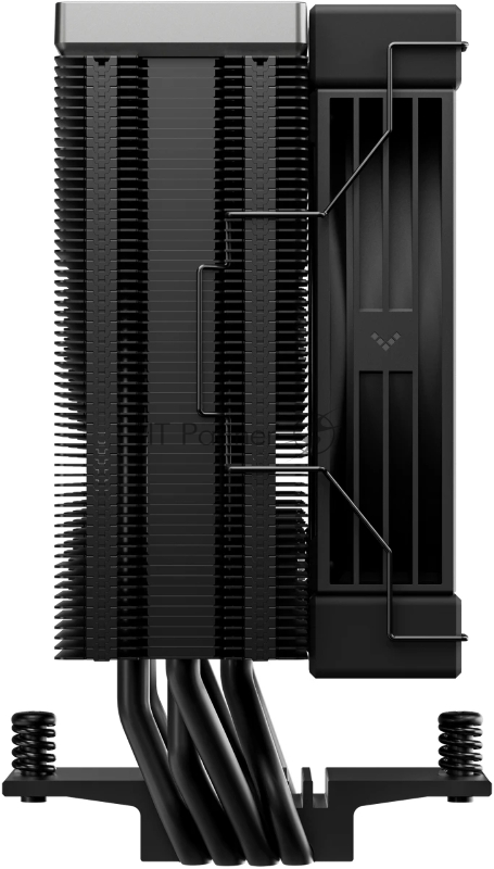 Кулер для процессора DEEPCOOL AK400 G2 DIGITAL NYX LGA1851/1700/1200/115X/AM5/AM4 (12шт/кор, TDP 220W, PWM, Fan 120mm, 4 тепл. трубки, черный) RET