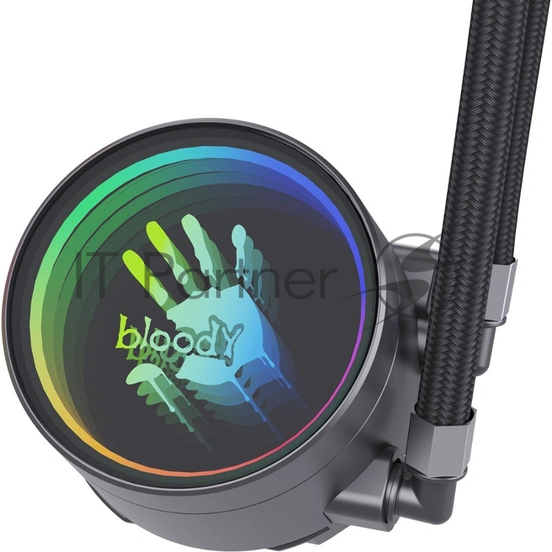 Система водяного охлаждения Bloody LC-11 ARGB Soc-AM5/AM4/1200/1700/1851 черный 4-pin 20-35dB Al+Cu 300W Ret (LC-11-ARGB360-BK)