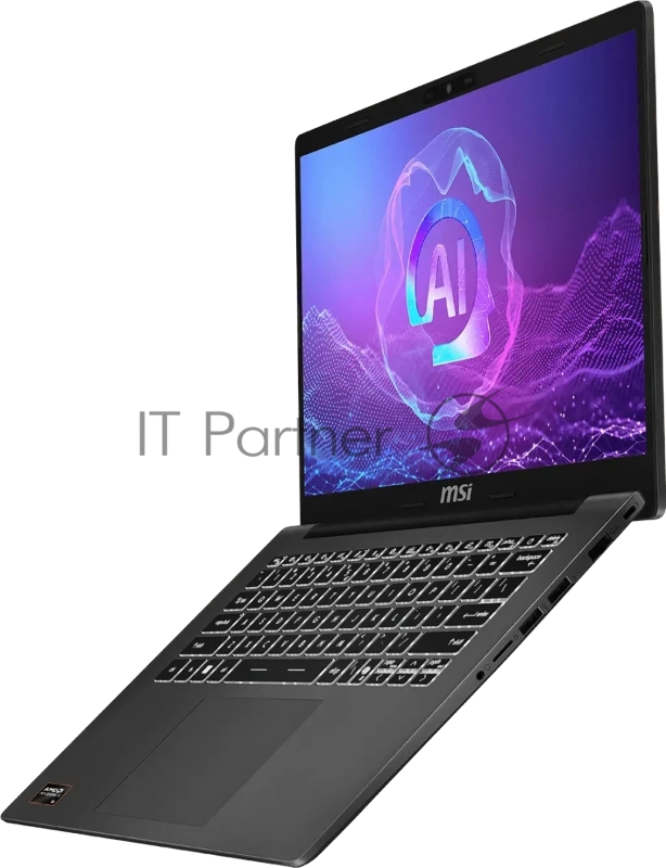 Ноутбук MSI Modern A14 AI+ F3HMG/14/IPS/AMD Ryzen AI 5 330/16GB/512GB SSD/AMD Radeon Graphics/Windows 11 Pro/серый/1.5kg