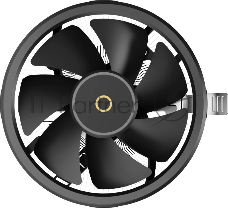 Кулер для процессора CPU Cooler Ocypus Beta A10 BK (75W, 3-pin, 67mm, Al, 1x124mm, 40CFM, 29.5dBA, 2000RPM, S: 1851/1700/115X/1200, AM5/AM4, black)