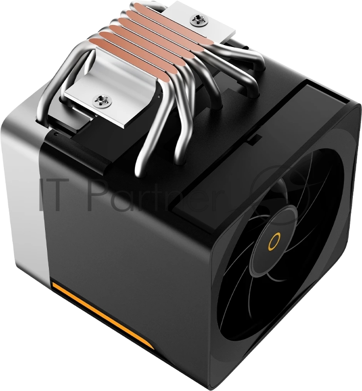 Кулер для процессора CPU Cooler Ocypus Delta A62 EX BK Digital (250W, 4-pin PWM, LED temp., 160mm, Al/Cu, 6x6mm, 2x120mm, 70CFM, 31dBA, 1800RPM, S: 1851/1700/1200/115X, AM5/AM4, black)