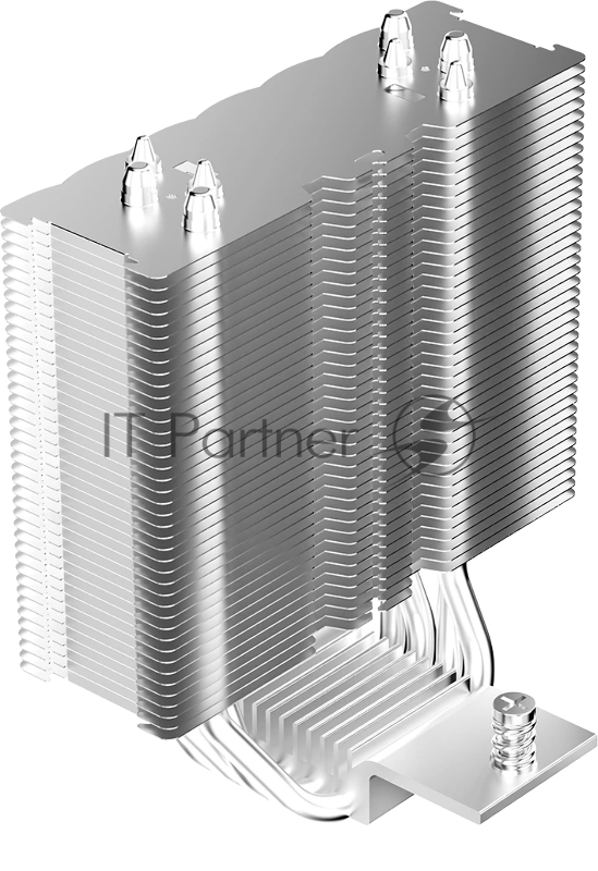 Кулер для процессора CPU Cooler Ocypus Delta A40 EX BK Digital (200W, 4-pin PWM, LED temp., 157mm, Al/Cu, 4x6mm, ARGB, 1x120mm, 60CFM, 31dBA, 1600RPM, S: 1851/1700/1200/115X, AM5/AM4, black)
