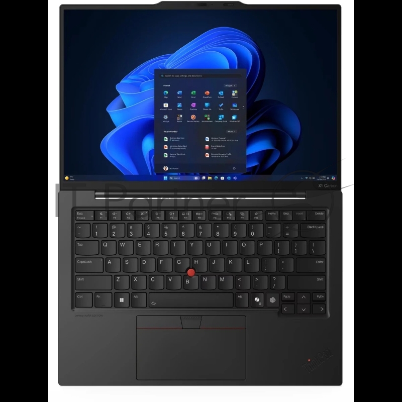 Ноутбук LENOVO ThinkPad X1 Carbon Gen 13 Aura Edition/14/IPS/Intel Core Ultra 7 255U/32Gb/1Tb SSD/Intel Arc Graphics/Windows 11 Professional/черный/1.09kg