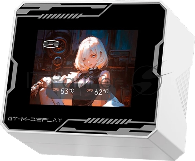 Система водяного охлаждения PcCooler GT360M Display ARGB Soc-AM5/AM4/1200/1700/1851 белый 4-pin 15-33.7dB Al LCD 310W Ret (GT360M-WHAWXX-GL)