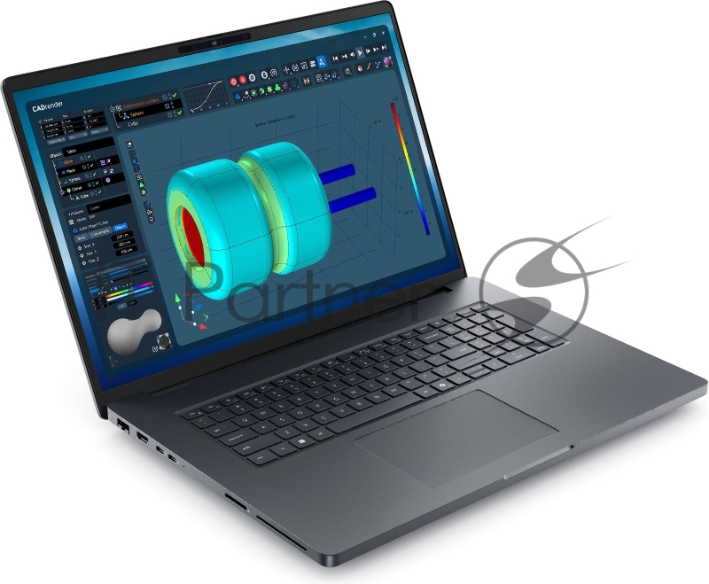 Ноутбук Dell Pro Max 18 Plus MB18250 Core Ultra7 265HX 18 16:10 QHD+ (2560 x 1600) 120Hz,500 nits,DDR5 32GB (32GB*1),1TB SSD,NV RTX PRO 4000 (16GB GDDR7) backlight,96Whr,FPR,3,3kg,2y,L