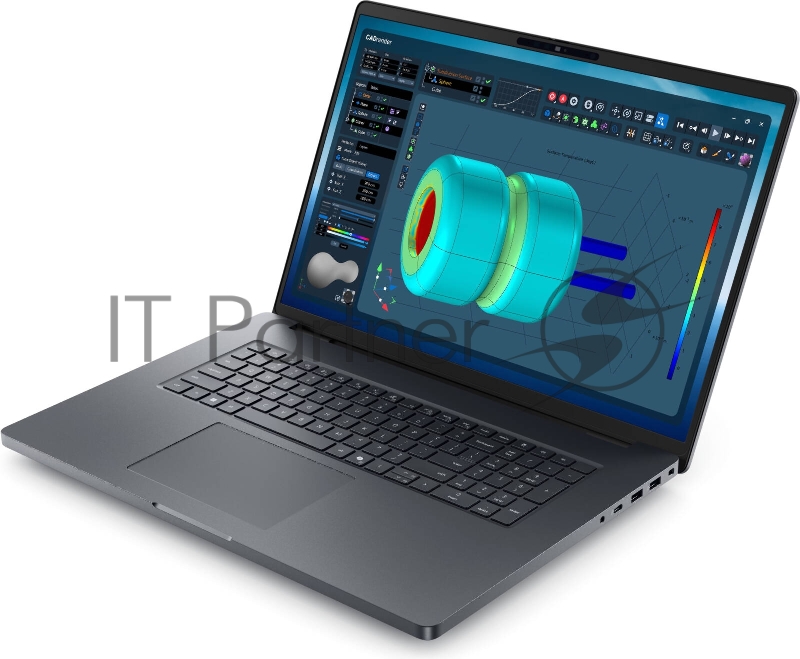 Ноутбук Dell Pro Max 18 Plus MB18250 Core Ultra7 265HX 18 16:10 QHD+ (2560 x 1600) 120Hz,500 nits,DDR5 32GB (32GB*1),1TB SSD,NV RTX PRO 4000 (16GB GDDR7) backlight,96Whr,FPR,3,3kg,2y,L