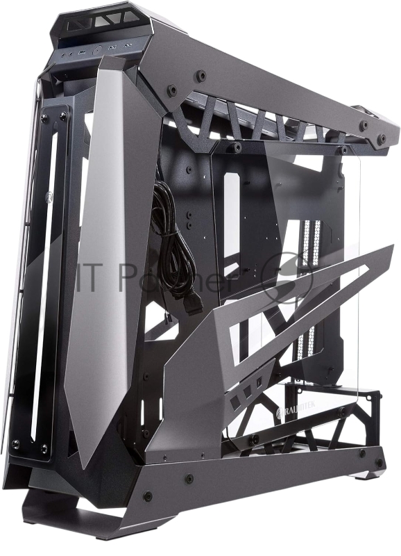 Корпус без блока питания Case Raijintek NYX PRO Titan, Full-Tower, TG, no fans, 3xUSB-A 3.0, SSI-EEB, E-ATX, ATX, mATX, mITX Gray