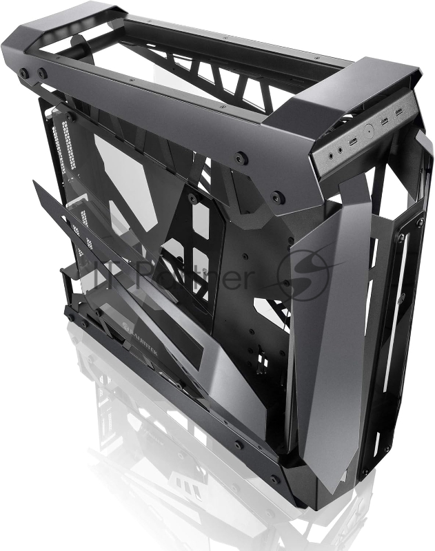 Корпус без блока питания Case Raijintek NYX PRO Titan, Full-Tower, TG, no fans, 3xUSB-A 3.0, SSI-EEB, E-ATX, ATX, mATX, mITX Gray