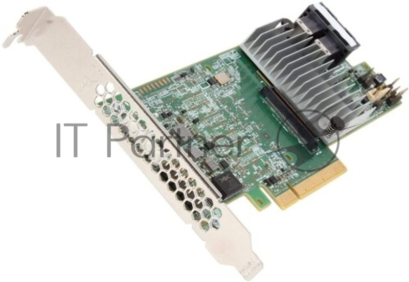 RAID-контроллер Broadcom LSI MegaRAID SAS 9361-24i SGL (05-50022-00 / 03-50022-00003 / 03-50022-05006 ) PCIe 3.0 x8 LP, SAS/SATA 12G, RAID 0,1,5,6,10,50,60, 24port(6*int SFF8643), Cache 4GB, 3324ROC, RTL {5}