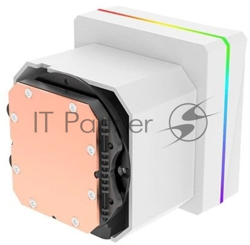 Система водяного охлаждения Thermaltake TH360 V3 Ultra Snow ARGB Soc-AM5/AM4/1200/1700/1851 белый 4-pin 37.8dB Al LCD 365W Ret (CL-W476-PL12SW-A)