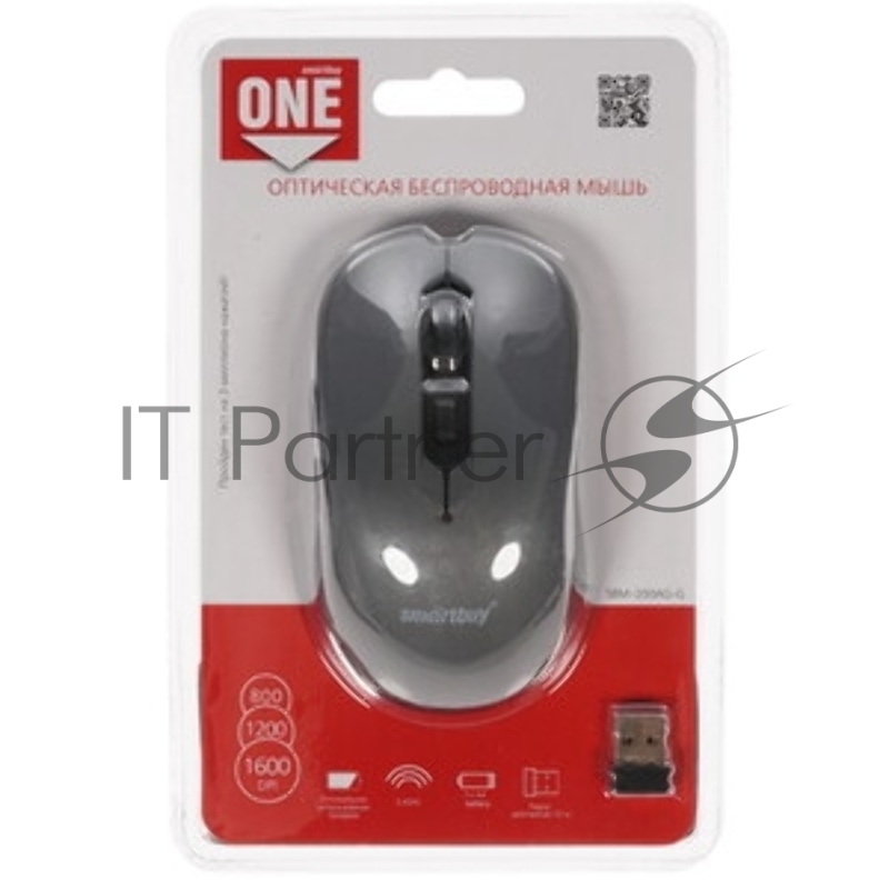 Мышь беспроводная Smartbuy серия ONE 290AG черная (SBM290AGK)
