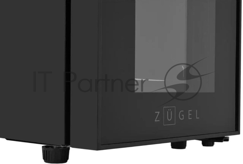 Винный шкаф ZÜGEL ZCWF123B, черный