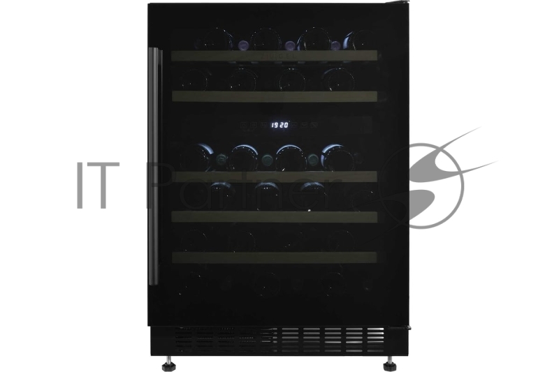 Винный шкаф встраиваемый ZÜGEL ZCWI460DB, черный