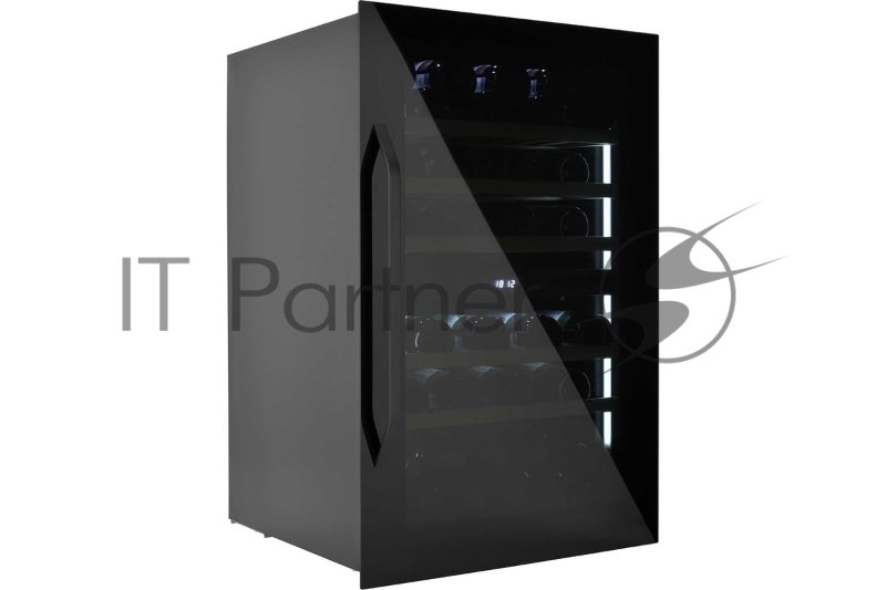 Винный шкаф встраиваемый ZÜGEL ZCWI570DB, черный