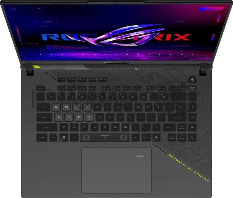 ASUS ROG Strix G16 G614PP-S5119 AMD Ryzen 9 8940HX 2400MHz/16/2560х1600/32GB/1024 SSD/NVIDIA GeForce RTX 5070 8GB/Wi-Fi/Bluetooth/Windows 11 Pro (90NR0L68-M005Y0_Win11P) Grey