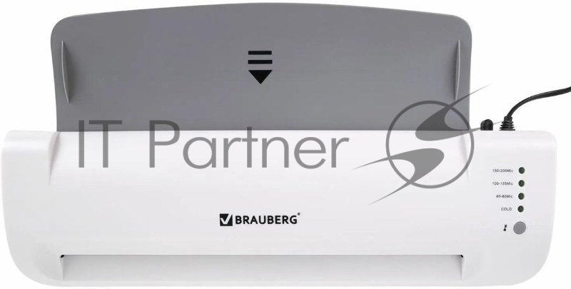 Ламинатор BRAUBERG A3, толщина пленки 60-200 мкм, скорость 32 см/мин, 532626