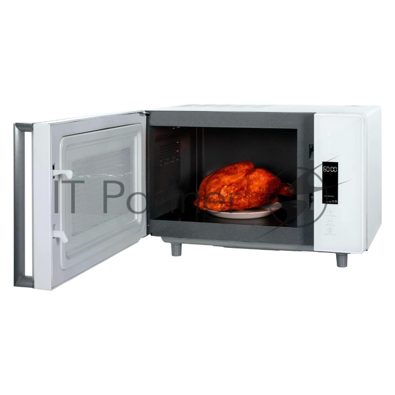 Микроволновая печь HIBERG i-VM 4588 W белый, 25 л, 900 Вт, переключатели - сенсор