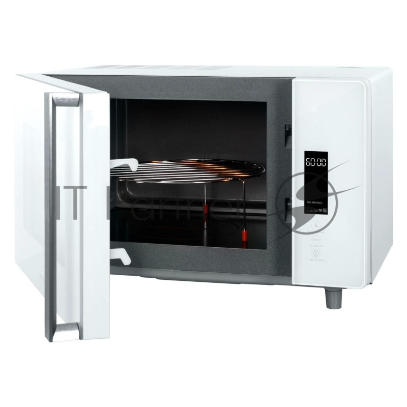 Микроволновая печь HIBERG i-VM 4588 W белый, 25 л, 900 Вт, переключатели - сенсор