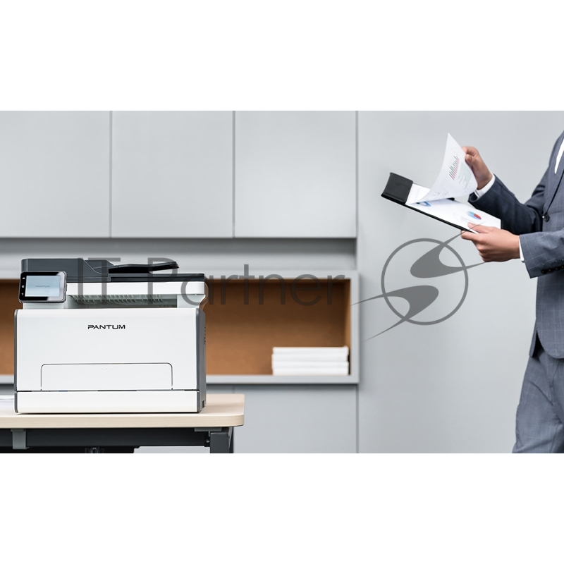 Цветное МФУ Pantum CM2100ADN (цветной, A4, 20 стр/мин, ADF50, Duplex, 512 MB, USB2.0, LAN)