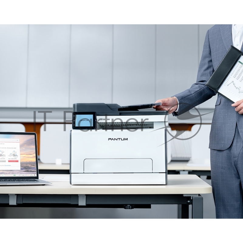 Цветное МФУ Pantum CM2100ADN (цветной, A4, 20 стр/мин, ADF50, Duplex, 512 MB, USB2.0, LAN)