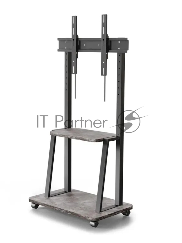 Стойка для телевизора Holder PR-108 черный/керамика 32-65 макс.40кг напольный мобильный