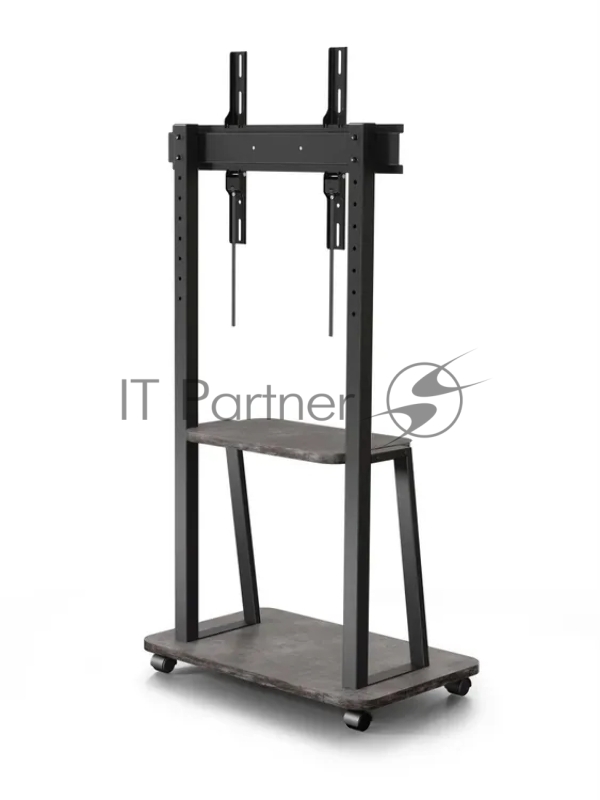 Стойка для телевизора Holder PR-108 черный/керамика 32-65 макс.40кг напольный мобильный
