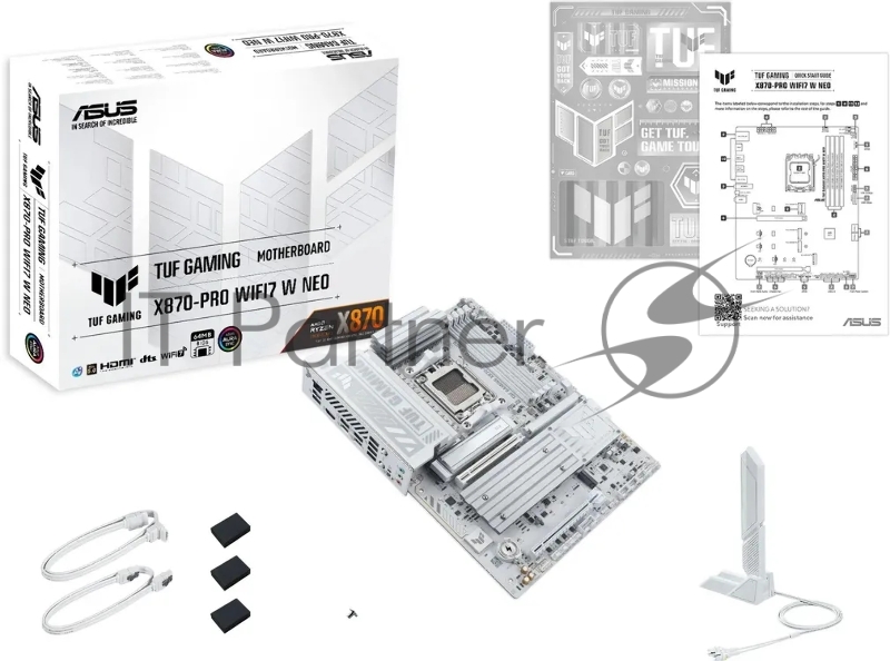 Материнская плата Asus TUF GAMING X870-PRO WIFI7 W NEO Socket AM5 AMD X870 4xDDR5 ATX AC`97 8ch(7.1) 5Gigabit RAID+HDMI