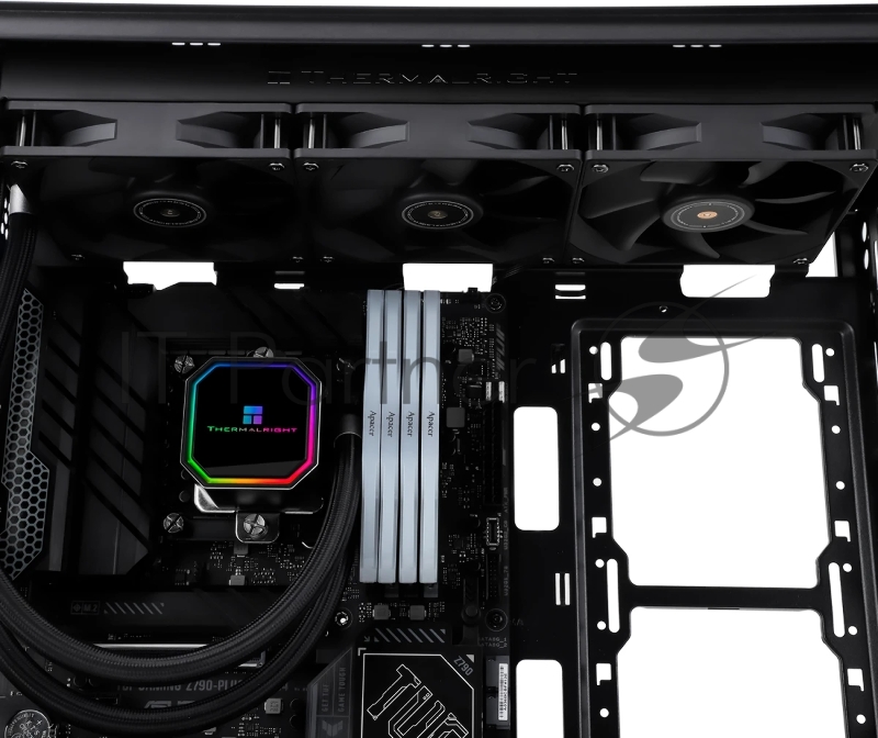 Система водяного охлаждения Thermalright Frozen Prism 360 Soc-AM5/AM4/1151/1200/2066/1700 черный 4-pin 27dB Al Ret (F-PRISM-360-BL)