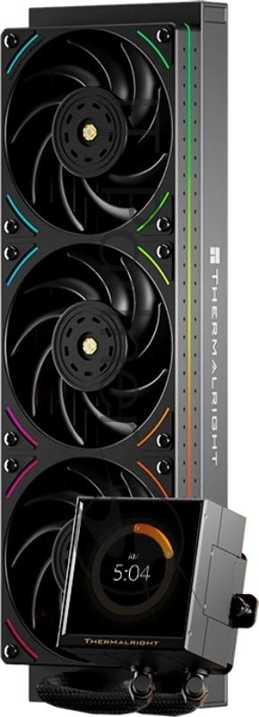 Система водяного охлаждения Thermalright Peerless Vision 360 UB Soc-AM5/AM4/1200/1700/1851 черный 4-pin 28.1dB Al Ret (P-VISION-UB-360-BL-ARGB)