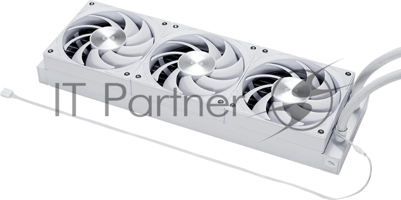 Система водяного охлаждения PcCooler DS360 Display ARGB Soc-AM5/AM4/1200/1700/1851 белый 4-pin 39.8dB Al LCD 310W Ret (DS360-WHAWXY-GL)