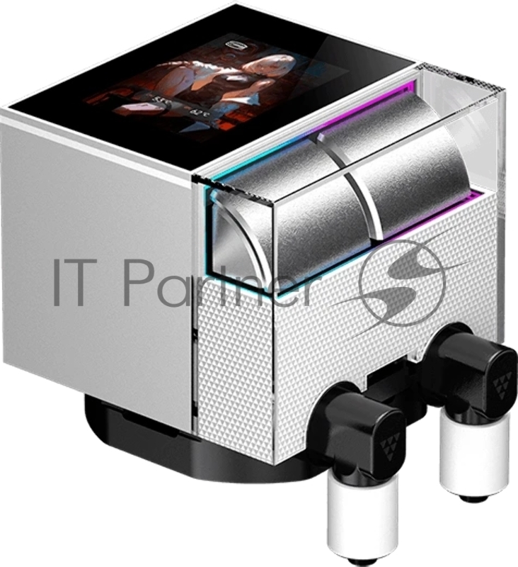Система водяного охлаждения PcCooler DS360 Display ARGB Soc-AM5/AM4/1200/1700/1851 белый 4-pin 39.8dB Al LCD 310W Ret (DS360-WHAWXY-GL)