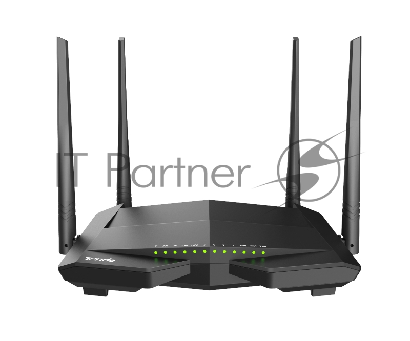 Двухдиапазонный Wi-Fi гигабитный VDSL/ADSL модем-маршрутизатор AX1500, 2,4/5 ГГц, до 1501 Мбит/с Tenda V15
