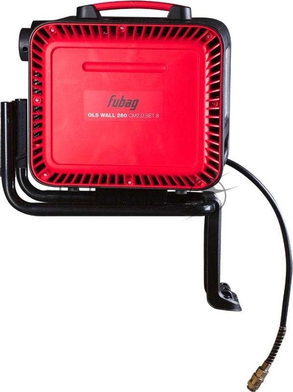 Компрессор поршневой Fubag Ols Wall 260 безмасляный 260л/мин 1500Вт красный/черный