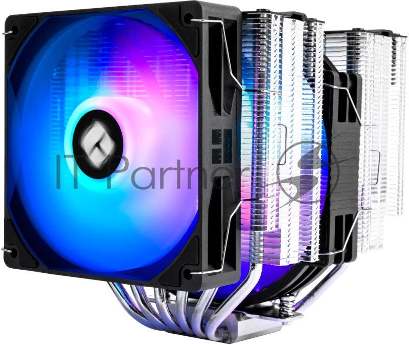 Устройство охлаждения (кулер) Thermalright Peerless Assassin 140 SE ARGB Soc-AM5/AM4/1200/1700/1851 черный 4-pin 19-25.6dB Al+Cu 1000gr Ret (PA140-SE-ARGB)