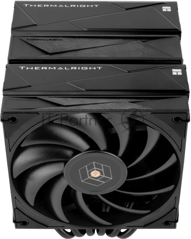 Устройство охлаждения (кулер) Thermalright Royal Knight 120 Soc-AM5/AM4/1200/1700/1851 черный 4-pin 28.4dB Al+Cu Ret (RK120-BL)