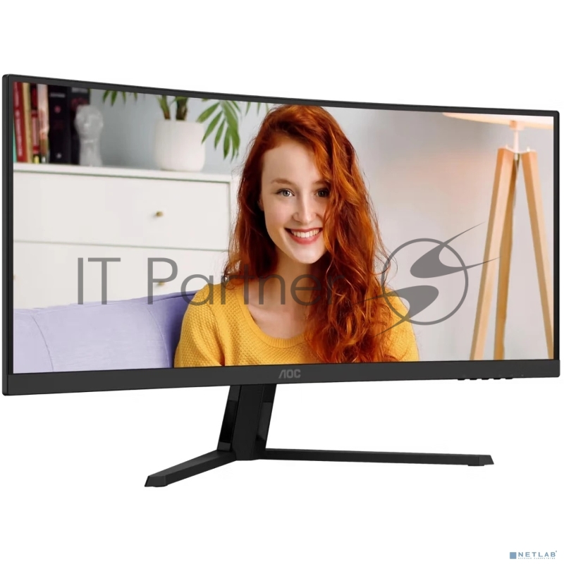 Монитор AOC 34 CU34B3E 1500R, 21:9, UWQHD, 1/4ms, 300cd, 120Hz, HDMI, DP