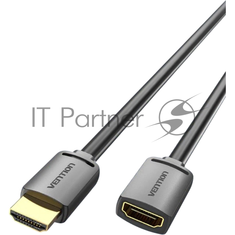 Кабель-удлинитель Vention HDMI High speed v2.0 with Ethernet 19F/19M - 1м