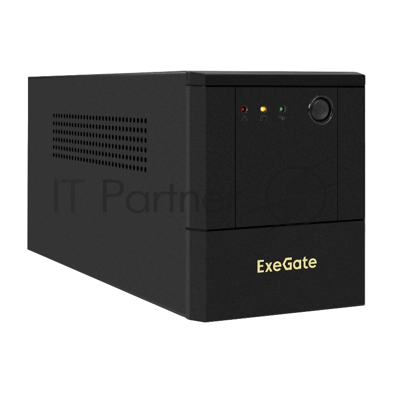 Источник бесперебойного питания ExeGate SpecialPro UNB-1000.LED.AVR.8C13.USB (1000VA/700W, LED, AVR, 8*C13, USB, батарея 12V 7.2Ah - 2 шт., металлический корпус, Black)