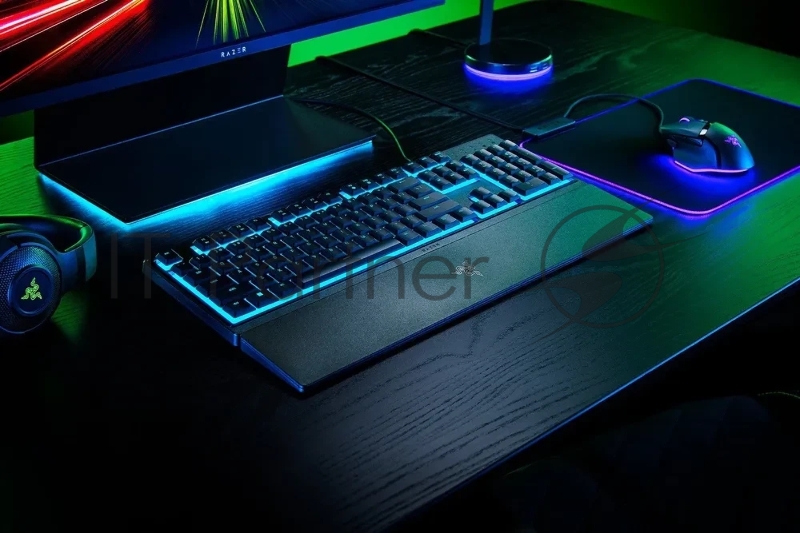 Клавиатура проводная игровая мембранная Razer Ornata V3 X,черный (RZ03-04470100-R3M1)
