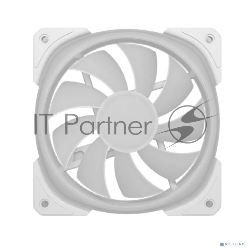 Вентилятор для корпуса Powercase (CM21-14W ARGB) White 140x140x25mm (PWM, 100шт./кор, 4pin +ARGB Sync, 800-1500±10% об/мин) Bulk
