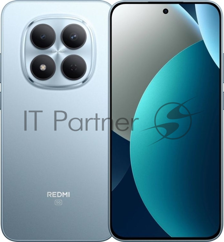 Смартфон Xiaomi Redmi Note 15 Pro 5G 512Gb 8Gb голубой моноблок 3G 4G 2Sim 6.83 1280x2772 Android 15 200Mpix 802.11 a/b/g/n/ac/ax NFC GPS GSM900/1800 GSM1900 Protect