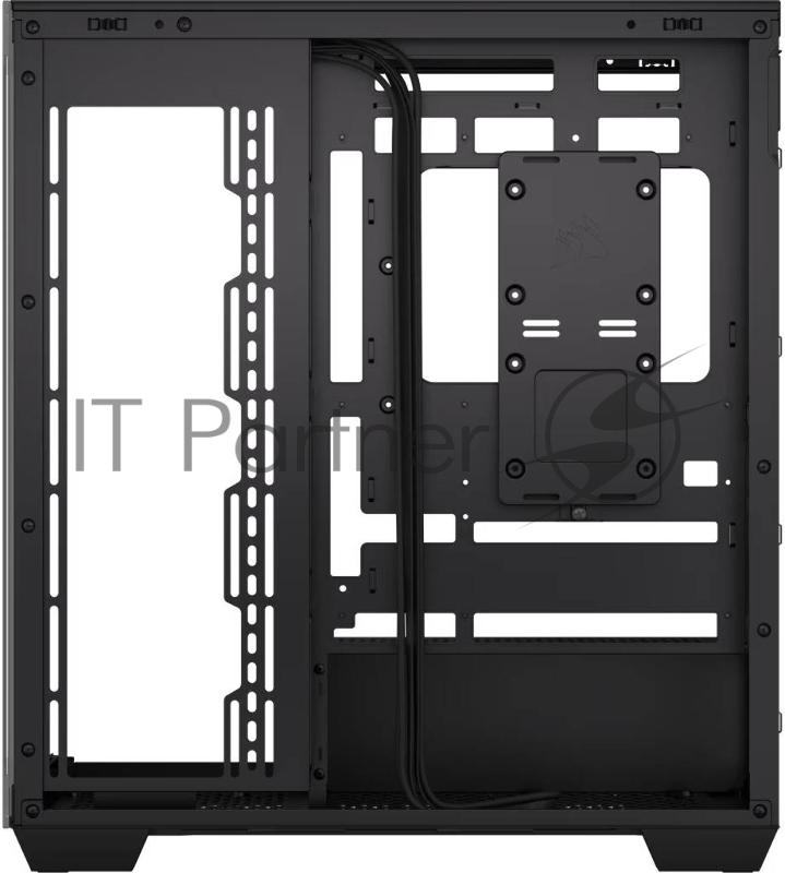 Корпус без блока питания/ Case Corsair 3500X, Midi-Tower, TG, no fan, 2xUSB-A 3.2, 1xUSB 3.2 Type-C, E-ATX, ATX, mATX, mITX Black