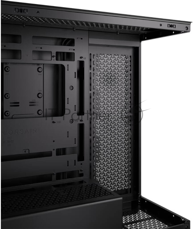 Корпус без блока питания/ Case Corsair 3500X, Midi-Tower, TG, no fan, 2xUSB-A 3.2, 1xUSB 3.2 Type-C, E-ATX, ATX, mATX, mITX Black