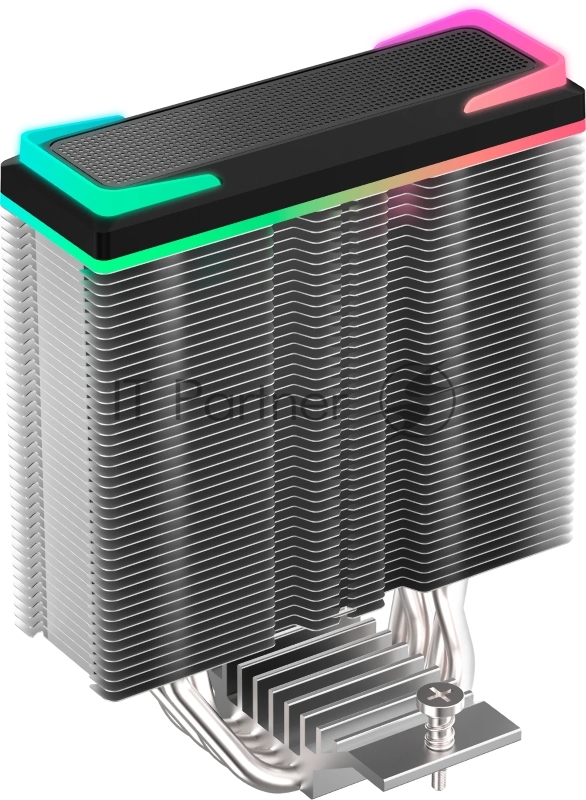 Кулер для процессора Ocypus Delta A40 SE BK Dual Fan ARGB, 2x120mm ARGB FAN, Top ARGB Panel, 4 HEAT PIPES, 4-PIN PWM, 800-1800 RPM, 31DBA, HYDRO BEARING, LGA115X/1200/1700/18XX, AM4/AM5