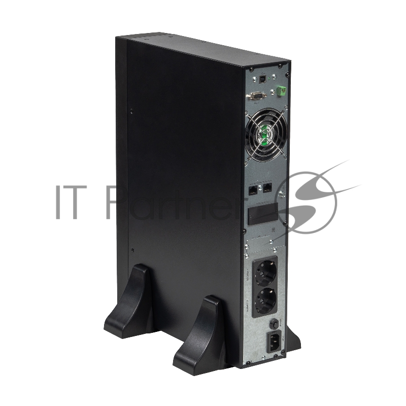 Источник бесперебойного питания Бастион SKAT-UPS 1000-RACK-ON-2X9 P3 Online, синус, 1000ВА/1000 Вт, стойка/на пол, 2xSchuko, встр. АКБ 24В (2x9 Ач), SNMP/USB/RS-232/EPO, доп блок до 4 шт SKAT BC 24/18S3, МПТ (8760)
