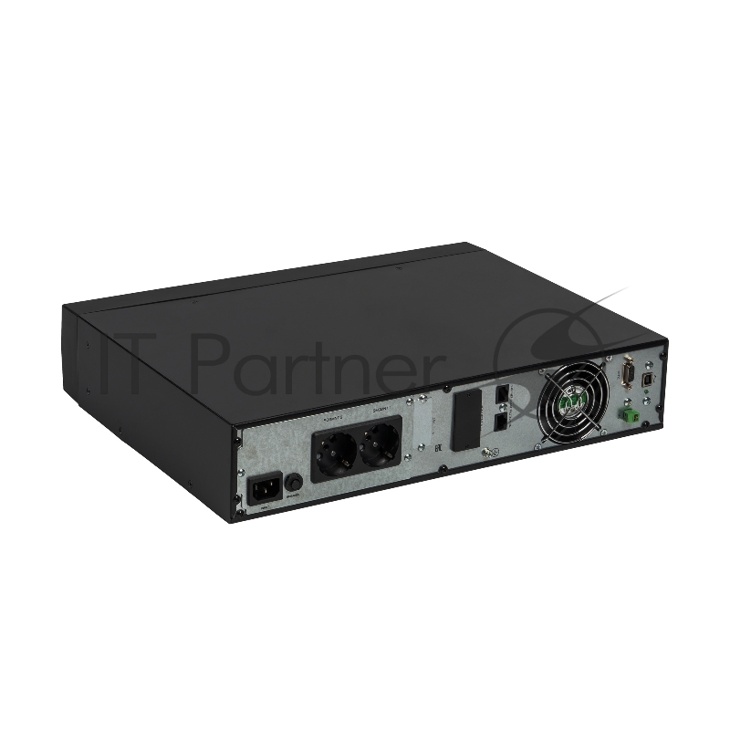 Источник бесперебойного питания Бастион SKAT-UPS 1000-RACK-ON-2X9 P3 Online, синус, 1000ВА/1000 Вт, стойка/на пол, 2xSchuko, встр. АКБ 24В (2x9 Ач), SNMP/USB/RS-232/EPO, доп блок до 4 шт SKAT BC 24/18S3, МПТ (8760)