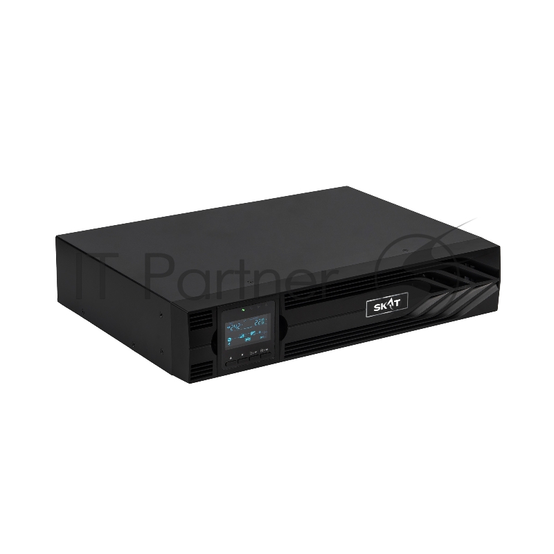 Источник бесперебойного питания Бастион SKAT-UPS 1000-RACK-ON-2X9 P3 Online, синус, 1000ВА/1000 Вт, стойка/на пол, 2xSchuko, встр. АКБ 24В (2x9 Ач), SNMP/USB/RS-232/EPO, доп блок до 4 шт SKAT BC 24/18S3, МПТ (8760)
